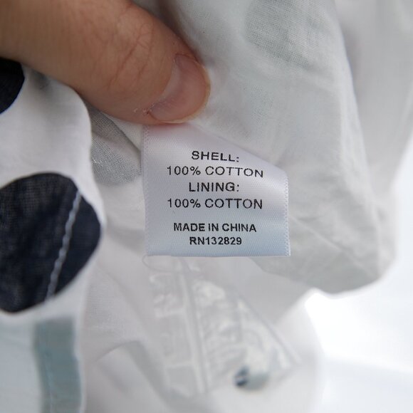 Lovers & Friends Andy Mini Dress White Black Polka Dot Women's XS NWOT - Picture 6 of 6